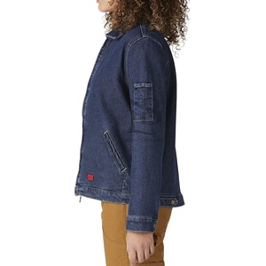 Vestes en jean élégantes pour femmes Veste en jean coupe ajustée conçue pour un look élégant de tous les jours et de la nuit Vestes pour femmes personnalisées - Product Image 2
