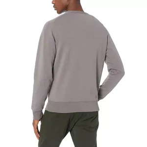 Sudadera de invierno de gran tamaño con cuello redondo de alta calidad para hombre, nueva sudadera básica personalizada con diseño de talla grande a la moda - Product Image 3
