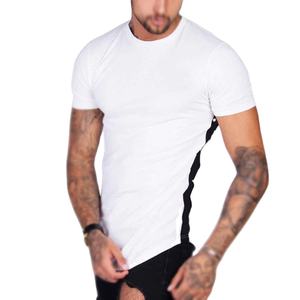 T-shirt surdimensionné personnalisé pour homme, en polyester/coton, écologique, streetwear de haute qualité, décontracté, à manches courtes - Product Image 1