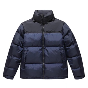 Chaquetas Acolchadas de Invierno para Hombre con Logotipo Personalizado, Diseño Frontal Impermeable y Resistente al Viento, Alta Calidad - Product Image 1