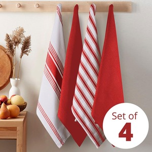 Serviette de cuisine tissée super absorbante, de haute qualité, écologique, antimicrobienne, en coton, pour le nettoyage de la vaisselle, avec logo personnalisé - Product Image 2