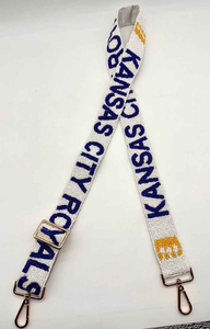 Modern Style Handmade High-quality Embroidered Beaded Strap <b>Belt</b> for Bag Making Team Colors Gameday <b>Belts</b> Purse Straps - Product Image 4