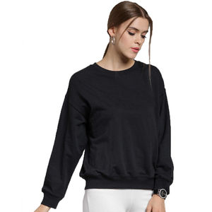 Sweat-shirts en molleton décontractés pour femmes, 100% coton, prix bas, respirants, durables, impression de logo personnalisée sur le devant, vêtements d'hiver, grandes tailles - Product Image 1