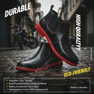 Botas de Lluvia Impermeables Antideslizantes de PVC por Encima de la Rodilla para Hombre y Mujer - Product Image 2