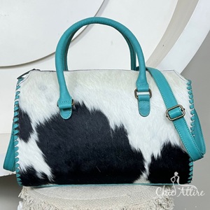 Bolsa de Viaje de Cuero Genuino para Mujer, Estilo Speedy, de Gran Tamaño, para Fin de Semana, Gimnasio, Deportes y Viajes, Venta al Por Mayor de Fábrica - Product Image 1