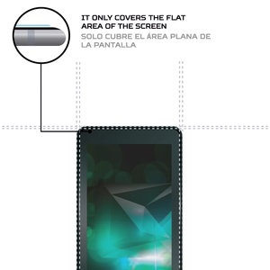 ฟิล์มกันรอยหน้าจอ ANTISHOCK สำหรับแท็บเล็ต Point of View Tab-P721 การปกป้องระดับพรีเมียม - Product Image 4