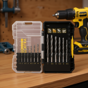 ชุดดอกสว่านอเนกประสงค์สแตนลีย์ 13 ชิ้น พร้อมก้านหกเหลี่ยม 5 ชิ้นสำหรับงานเจาะอเนกประสงค์ - Product Image 3