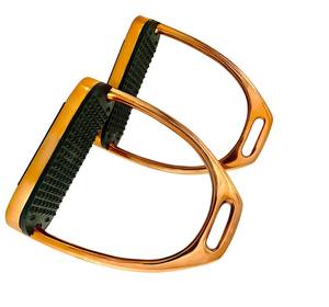 Recién llegado, estribos de caballo de aluminio ligeros de carreras, agarre de seguridad amortiguador, fabricante OEM de fábrica - Product Image 3