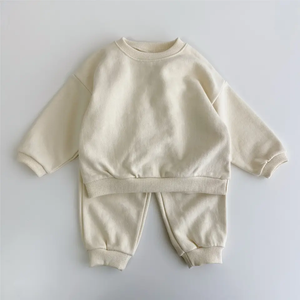 Chándal de manga corta de algodón Unisex, chándal de diseño personalizado para niños para la temporada de primavera, Color liso ecológico, novedad de 2023 - Product Image 2