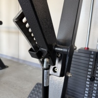 Máquina de remo sentado con selector comercial para gimnasio, equipo de entrenamiento de fuerza para espalda