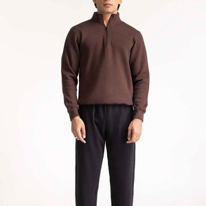 Latest Design Fashion Trendy Look Men Quarter Zip Hoodie Low Budget Zipper Style Men Hoodie - Product Image 1