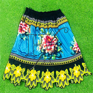 Jupe pour femme, style île du Pacifique, imprimé polynésien, taille haute, coupe trapèze, style micronésien, personnalisable - Product Image 2