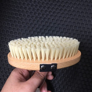 Brosses de nettoyage de bain pour soins de la peau sèche faites au Vietnam Brosse sèche pour le corps en fibre de bambou douce avec logo personnalisé - Product Image 3