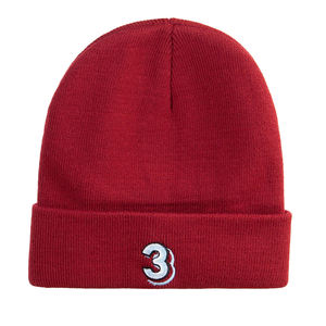 Gorro de punto bordado personalizado para Otoño Invierno decoración rasgada gorros cálidos para ropa de calle de esquí - Product Image 5