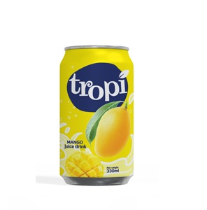 Natural 100% Mango Fruit Juice 330ml Can 100% Private Label Flavored Puree Free Sample & Design Marketing Support - Product Image 2