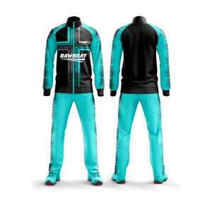 Ensemble de survêtement de sport en polyester pour la salle de sport, pantalon et veste pour hommes, femmes et jeunes, tenue d'entraînement pour équipe - Product Image 3
