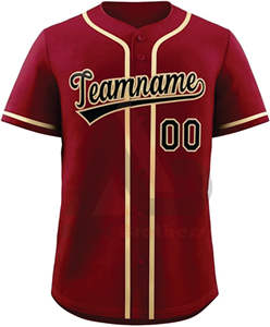 เสื้อเบสบอลลายทางแบบกำหนดเองสำหรับผู้ชายและผู้หญิง เสื้อคอวี ปรับแต่งชื่อทีม หมายเลข โลโก้ 100% โพลีเอสเตอร์ ระบายอากาศได้ดี แห้งเร็ว - Product Image 6