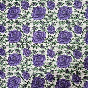 Tela de algodón serigrafiada Jaipuri tela de algodón suave tela de algodón de varios colores para confección - Product Image 3