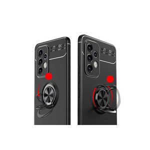 Coque Premium pour Samsung Galaxy A73 NXXA Ravel, en silicone antichoc, noir-rouge, compatible avec A34 A24 A21S A12 A71 - Product Image 5