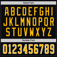 Maillot de hockey sur glace personnalisé noir et jaune, uniforme d'équipe, nom et numéro personnalisés, vêtements de sport imprimés sublimés respirants