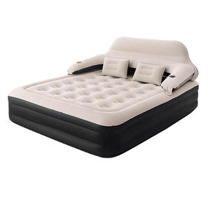 Letto gonfiabile pieghevole automatico del letto floccante del letto ad aria con costruito in pompa per il campeggio all'aperto per il materasso gonfiabile del letto d'aria di viaggio - Product Image 1