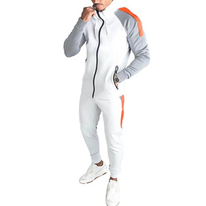 Ensemble d'entraînement à rayures personnalisées, veste à fermeture éclair, pantalon de gymnastique, survêtement vierge, marque de Jogging, vêtements de sport pour hommes, survêtement pour hommes, vente en gros - Product Image 5