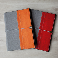 ODM Calidad A4 A5 B5 A6 Carpeta personalizada Planificador Papel Cuero Promoción Tapa dura 6 Anillos Color personalizado 80 Hojas 5-7 Días laborables