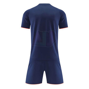Conjunto de Uniforme de Fútbol Personalizado de Alta Calidad, 100% Poliéster, Corte Automatizado, Transpirable, Ligero, Adecuado para Entrenamiento de Equipos - Product Image 2