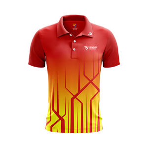 Polo deportivo sublimado-Control de humedad superior Transpirabilidad dinámica Estiramiento ultraligero Sublimación personalizada - Product Image 5