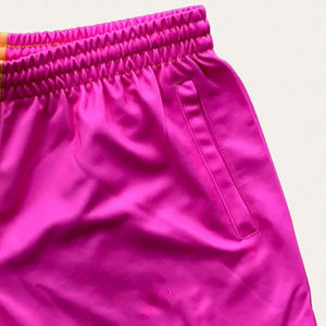 Usine directe personnalisé 100% Polyester Footy Shorts broderie Logos unisexe Rugby Footy Shorts avec poches personnalisées - Product Image 6