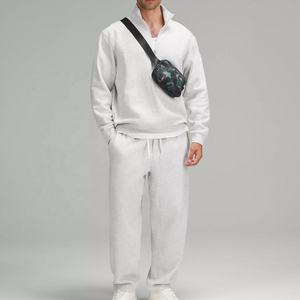 Sudadera con Capucha de Estilo Casual Otoñal, Cuello Camisero, con Cordón, Tejida, para Hombre, con Cremallera, Manga Larga - Product Image 6