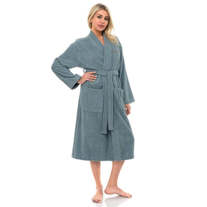 Albornoces de Baño de Algodón de Secado Rápido al por Mayor, 100% Algodón, Albornoces de Baño Elegantes, Albornoces de Terciopelo de Moda para Hotel - Product Image 1