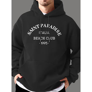 Pull-over de loisirs d'automne/hiver pour hommes, tricots et sweatshirts standard d'une couleur fabriqués en Chine - Product Image 1