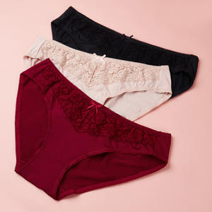 Cecina กางเกงในลายดอกไม้เอวต่ำสำหรับผู้หญิงกางเกงในแบบบิกินี่แนว92% โพลีเอไมด์8% สแปนเด็กซ์ระบายอากาศได้ดีเป็นมิตรต่อสิ่งแวดล้อม - Product Image 5