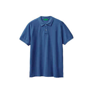 Chemises pour hommes en coton biologique 100% personnalisées avec logo brodé, solides, estivales, douces, piqué, séchage rapide, de haute qualité, respirantes, décontractées - Product Image 1