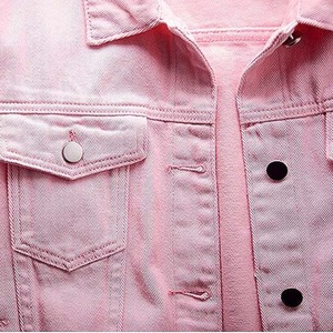 Veste à capuche en denim délavé de luxe, nouvelle mode, en peau de mouton, style motard, streetwear, décontractée, tendance, vêtements d'extérieur vintage - Product Image 3