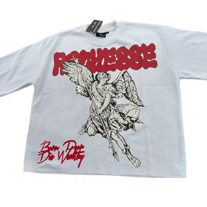 Camiseta de hombro caído de gran tamaño unisex estilo urbano informal - Product Image 2