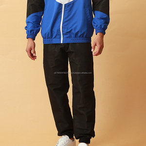 Activewear Chándal cortavientos para hombre Diseñado a medida para el estilo de la calle Conjunto de dos piezas con cremallera con logotipo personalizado - Product Image 6