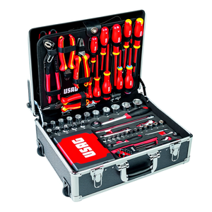 Carretilla Eléctrica Usag con Juego de Herramientas de 142 Piezas - Product Image 2