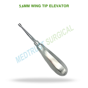 Elevador Dental Quirúrgico Estándar 501 de 5.6mm con Punta de Ala para Extracción Dental y Elevación de Raíces - Product Image 2