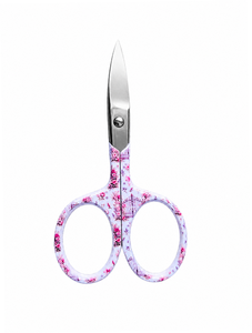 Ciseaux à broder professionnels 3,5 pouces, motif floral Sakura rose, pointe affûtée, en acier inoxydable, pour travaux manuels et couture - Product Image 1