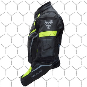 Vestes en cuir pour moto, fabrication directe d'usine, nouvelle mode, coupe ajustée, vestes en cuir véritable pour moto à prix raisonnable - Product Image 4