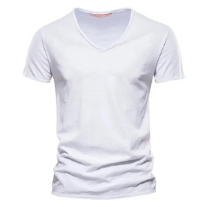 Encuentre un icono similar Alta calidad 220gsm 100% Algodón Ropa de calle en blanco Liso O-cuello Camiseta de gran tamaño Logotipo personalizado Hombres Tallas grandes - Product Image 2