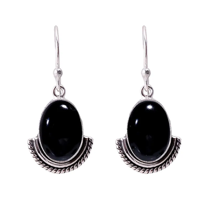 Trendy 925 Sterling Silver Handmade Drop Dangle Earring Beautiful Onyx Gemstone Wedding <b>Gift</b> <b>for</b> <b>Her</b> Popular Design - Product Image 1