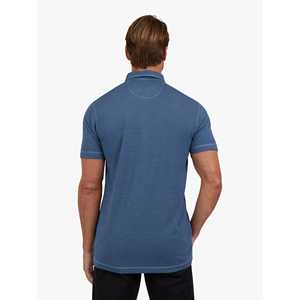 Vente en gros de polo brodé personnalisé à séchage rapide T-shirt uni en coton et polyester pour hommes 200g Polos respirants pour hommes - Product Image 3
