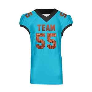 Maillot de football américain de sport cousu de haute qualité respirant à bas prix vêtements de sport maillot de football américain léger - Product Image 6
