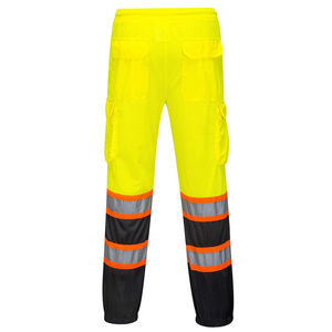 Men's Winter Protection Hi Visibility <b>Work</b> Pants Cotton Thermal Reflective Strip Corset <b>Overalls</b> Dust-Windproof Drawstring Belt - Product Image 5