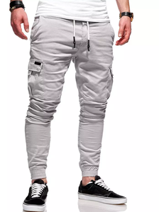 Pantalones Cargo Casuales para Hombre, Económicos, Cómodos, Corte Holgado, Diseño Multibolsillos, 100% Algodón, Impermeables, Transpirables, Ideales para Actividades al Aire Libre - Product Image 5