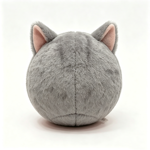 Custom <b>cat</b> <b>plush</b>, kitty stuffed animal, grey <b>cat</b> <b>plush</b>, round <b>cat</b> <b>plush</b>, cute <b>cat</b> plushie - Product Image 5