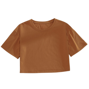 Hauts amples pour femmes, en coton biologique de qualité supérieure, respirant, tissu tricoté, fabricant OEM, vêtements décontractés, confortables et tendance - Product Image 4